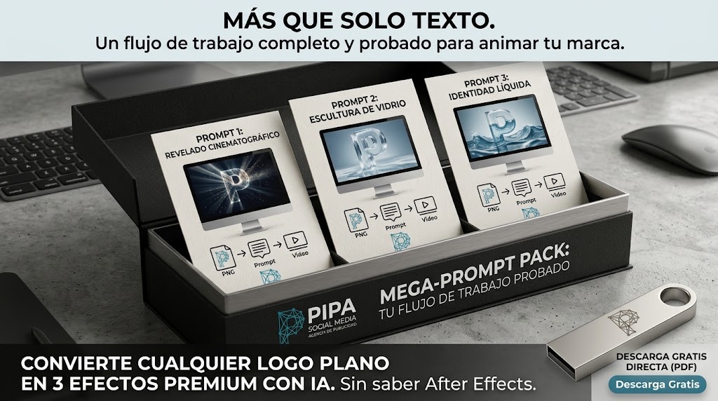 ANIMACION LOGO GRATIS INTELIGENCIA ARTIFICIAL PIPA SOCIAL MEDIA PUBLICIDAD