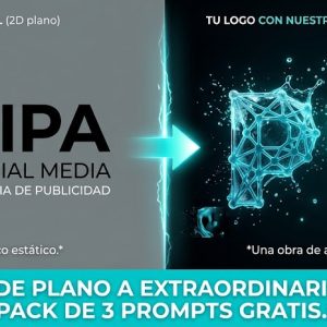 ANIMACION LOGO GRATIS INTELIGENCIA ARTIFICIAL PIPA SOCIAL MEDIA PUBLICIDAD