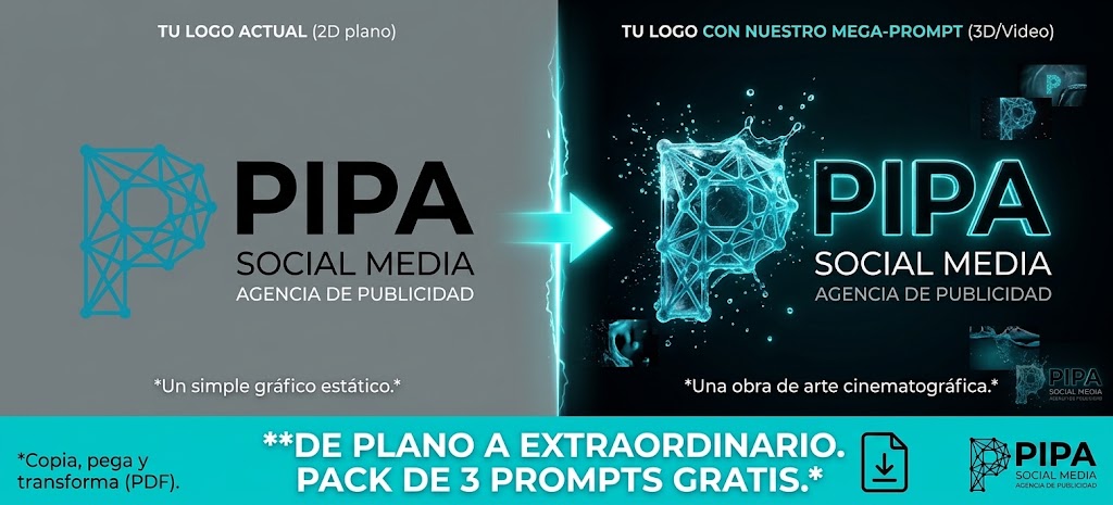 ANIMACION LOGO GRATIS INTELIGENCIA ARTIFICIAL PIPA SOCIAL MEDIA PUBLICIDAD