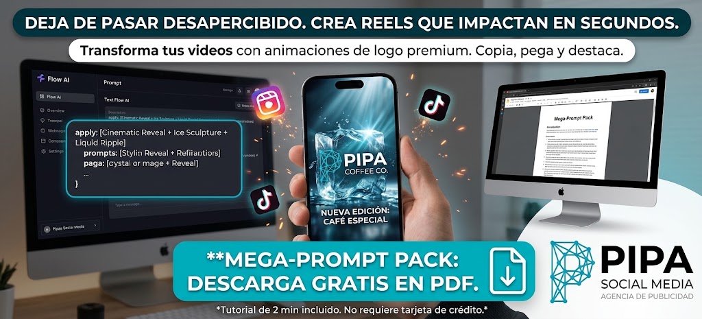 ANIMACION LOGO GRATIS INTELIGENCIA ARTIFICIAL PIPA SOCIAL MEDIA PUBLICIDAD