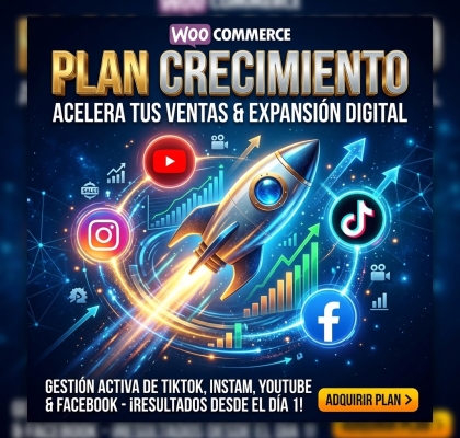 Plan Crecimiento Gestión Redes Sociales