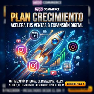 Plan Crecimiento para gestión acelerada de redes sociales en Instagram, TikTok, Facebook y YouTube por Pipa Social Media.