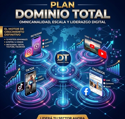 Plan Dominio Total Gestión Redes Sociales