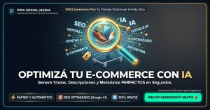 Herramienta gratuita de Inteligencia Artificial para SEO en e-commerce - Agencia Pipa Social Media