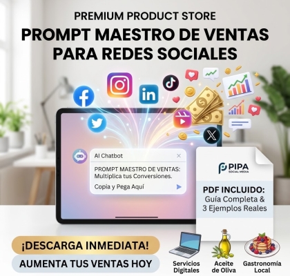 Prompt Maestro de Ventas para Redes Sociales: Multiplica tus Conversiones (PDF + Ejemplos)
