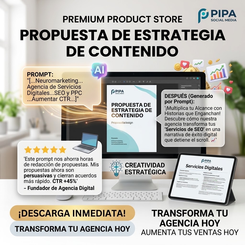 Prompt Maestro de Ventas para Redes Sociales
