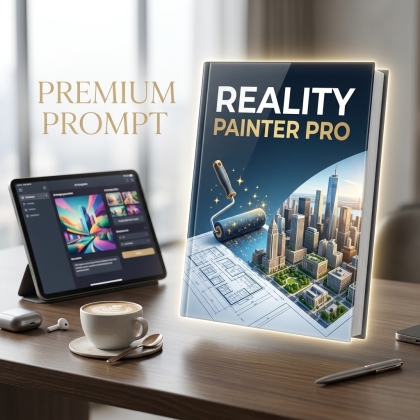 REALITY PAINTER PRO: Plantilla de Prompt IA para Efecto Revelación 3D
