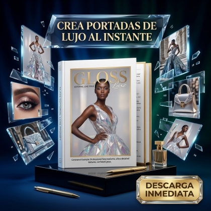 Glass Editorial Luxe Prompt Revista Modelos