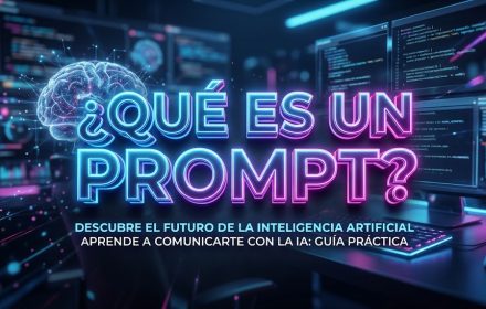 Banner representativo sobre qué es un prompt en inteligencia artificial.
