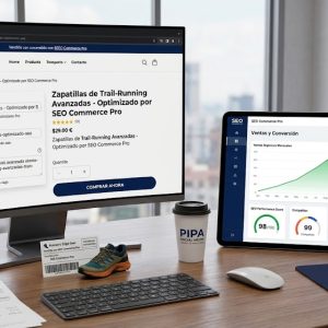 Tienda online optimizada generando ventas con la herramienta SEO Commerce Pro de Pipa Social Media
