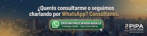 Banner de contacto de WhatsApp con Cristian Pablo Derisia Bugallo, Estratega Digital de Pipa Social Media