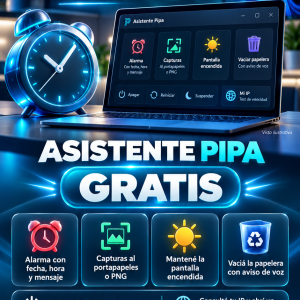 Asistente Pipa: asistente de escritorio gratis para Windows